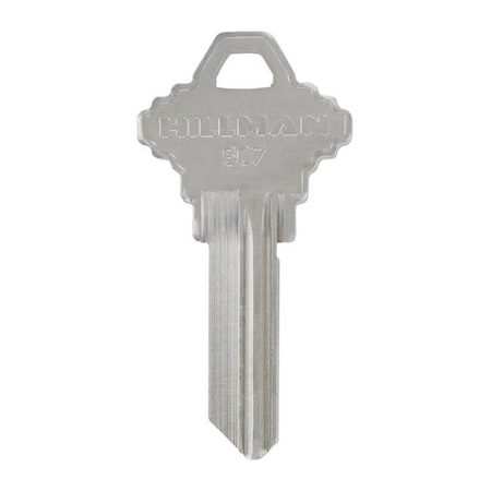 Hillman Hillman 5968607 Traditional Key House & Office Blank Single Sided Universal Key - Pack of 10 5968607